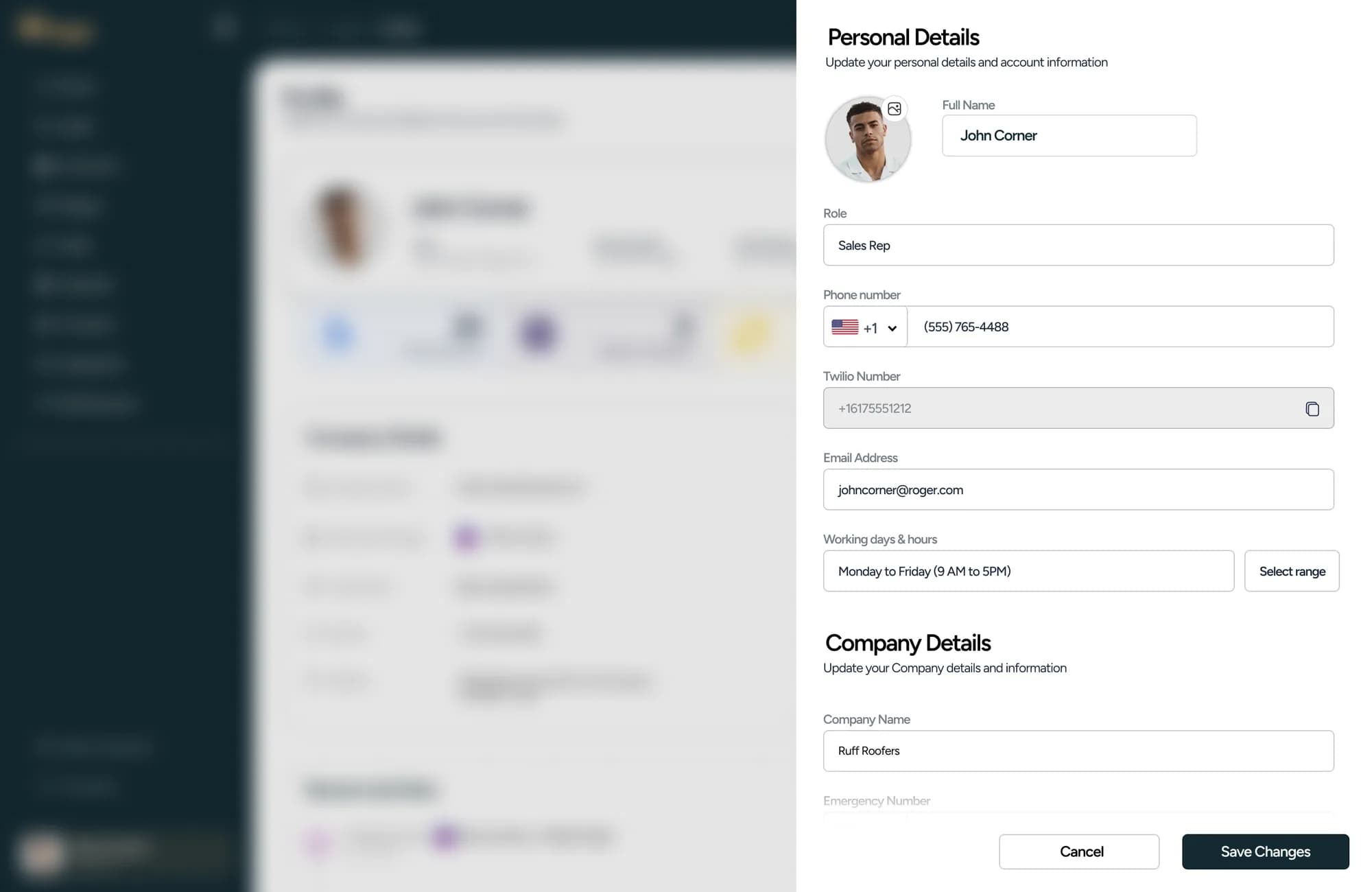 Customer profile